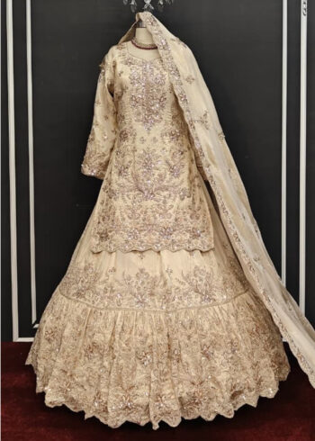 Farshi lehenga Bridal Gharara