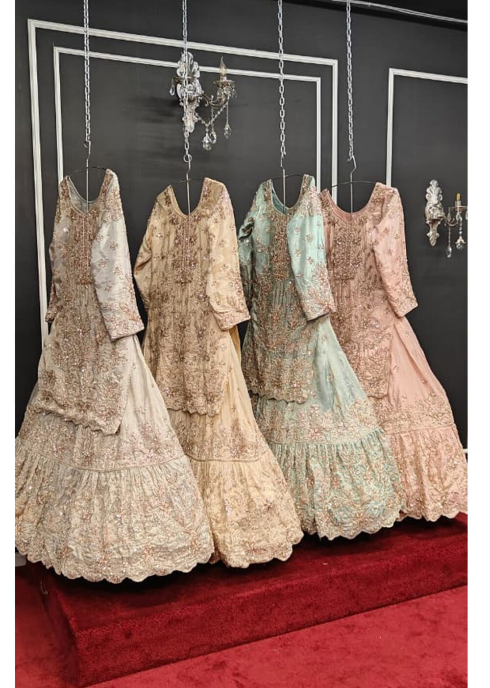Farshi lehenga Bridal Gharara