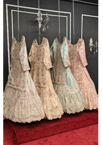 Farshi lehenga Bridal Gharara