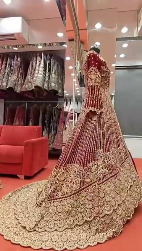 pakistani bridal lehenga