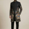 men-indo-western-dress-RKL-IW-15668-223565-4 Indo Western Dress For Men Black RKL-IW-15668-223565 Men Reception Dress