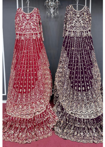farshi lehenga bridal